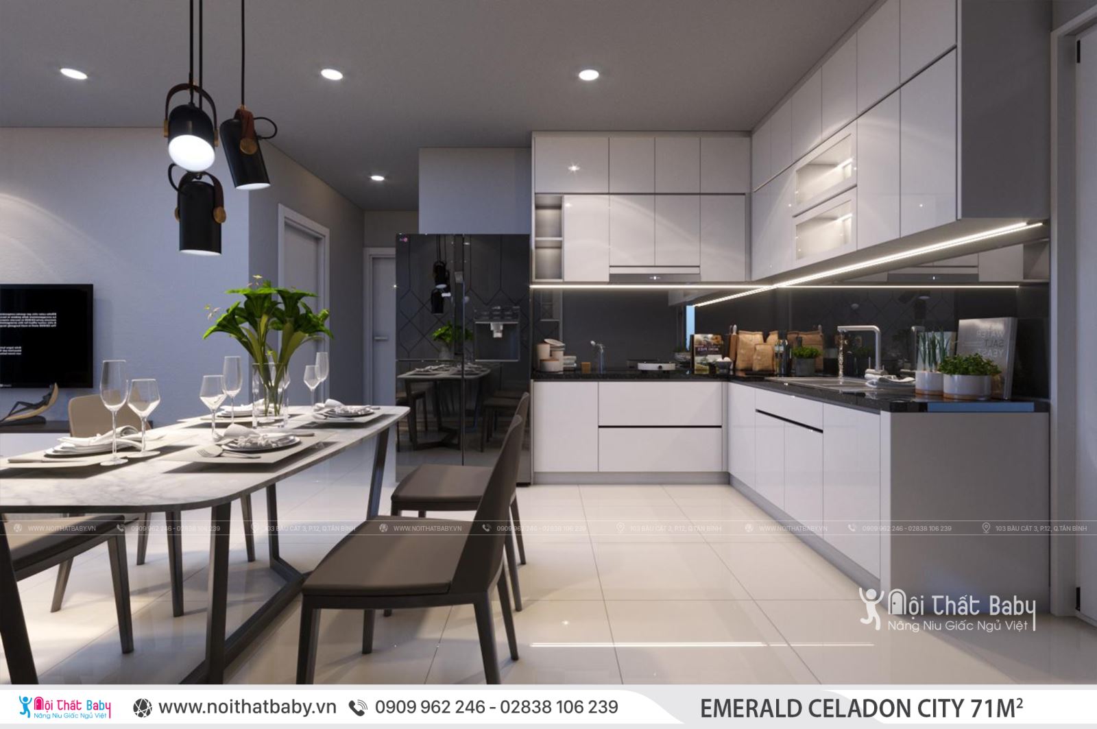 Tổng hợp các mẫu thiết kế nội thất Chung cư Emerald Celadon City